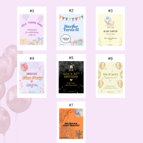 Personalised Swedish Candy Party Favours | 100g
