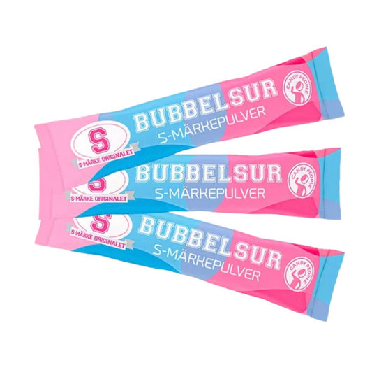 S-märke Bubblegum Sour Powder