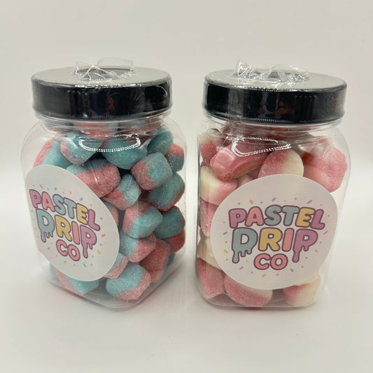 Swedish Mini Duo – Reusable lolly Tubs (Strawberries and cream + Forest Berries)